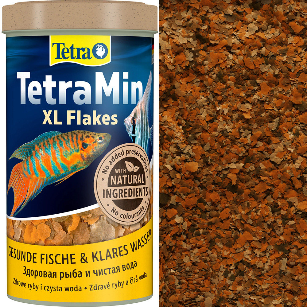 TetraMin XL Flakes 500ml 80g Duże Płatki dla Większych Ryb Ozdobnych.jpg